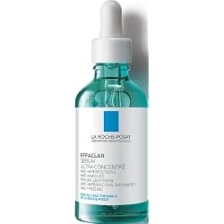 La Roche Posay Effaclar Anti-Aging Facial Serum with Salicylic Acid, Glycolic Acid & Niacinamide, Ultra Concentrated, Targeted Treatment for Blemishes, Fine Lines & Large Pores, 30ml