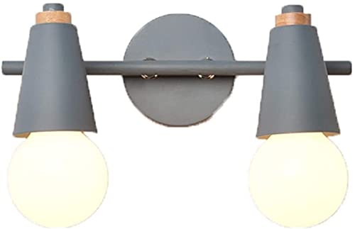 Applique double miroir verte style nordique AMUCK pour salle de bain et chambre