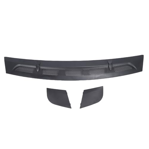 Asixxsix Conjunto de Rejilla de Cubierta de Ventilación de la Campana, 3pcs de Reemplazo de Plástico de ABS Negro para W245 B Clase B180 B200 2005-2011, A1698360018