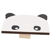 TOYANDONA Creative Adhesive Panda Wall Hook for Bedroom Smooth Basswood Towel Hooks Space-Saving Organizer for Bedroom Bathroom and Living Decor