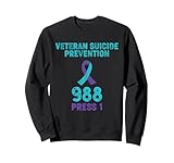 Chemise de sensibilisation au suicide des vétérans - 988 - Prévention du suicide 988