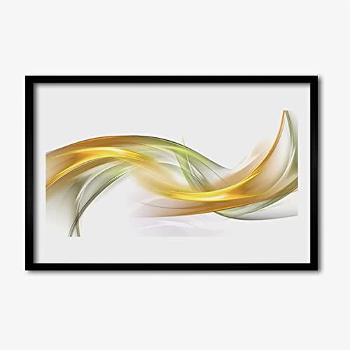 Photo image abstraction graphic affiche encadrée 60x40 cm cadre en MDF Tulup