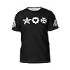 Men's Simple%Minds* Rock Band T-Shirt Short Sleeve Printed Simple Versatile Shirt Trendy Sports Casual Crew Neck Top Tee L Multicolor #4