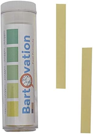Bartovation Quaternary Ammonium Test Paper Strips, 0-500 ppm, 100-Pack