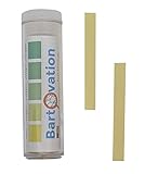 Restaurant Quaternary Ammonium (QAC, Multi Quat) Sanitizer Test Paper, 0-400 ppm [Vial of 100 Paper Strips]