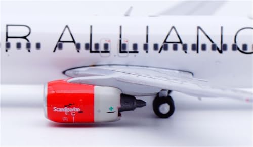 Modèle d'avion miniature compact Norwegian B737 pour collectionneur manquant d'espace - 5