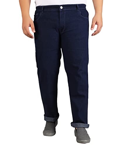 Image of STUDIO NEXX Regular Fit Cotton Lycra Blend Black Jeans