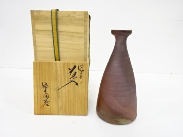 備前焼 備前陶苑造 花入340) 花入 備前焼 金重利陶苑 76