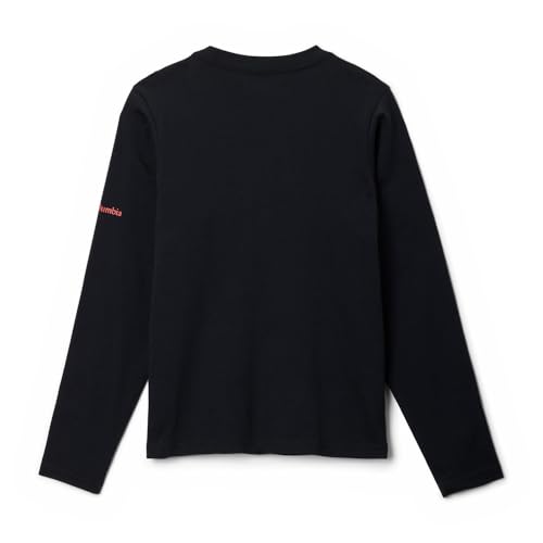 Columbia Youth Dobson Pass Long Sleeve Graphic Tee, Black/Hillscape, X-Large2