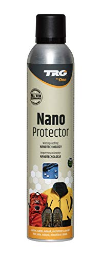 TRG The One - Spray Impermeabilizante para todo tipo de Piel, Ante, Nubuck, Microfibra y Textil | Nano Protector con nano tecnología | Incoloro, 400ml