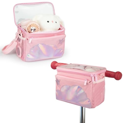 Kids Bike Basket Front 2-in-1 Boys & Girls Bike Basket Ice