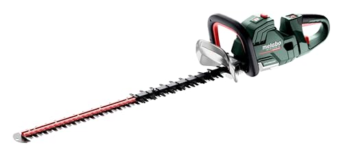 metabo Akku Heckenschere HS 18 LTX BL 75-18V, 75 cm Schnittlänge, 3400/min Schnittzahl - Bürstenlos, kraftvoll, leicht, ergonomisch, präziser Rückschnitt und lange Laufzeit - Für große Heckenflächen metabo Akku Heckenschere HS 18 LTX BL 75-18V, 75 cm Schnittlänge, 3400/min Schnittzahl - Bürstenlos, kraftvoll, leicht, ergonomisch, präziser Rückschnitt und lange Laufzeit - Für große Heckenflächen