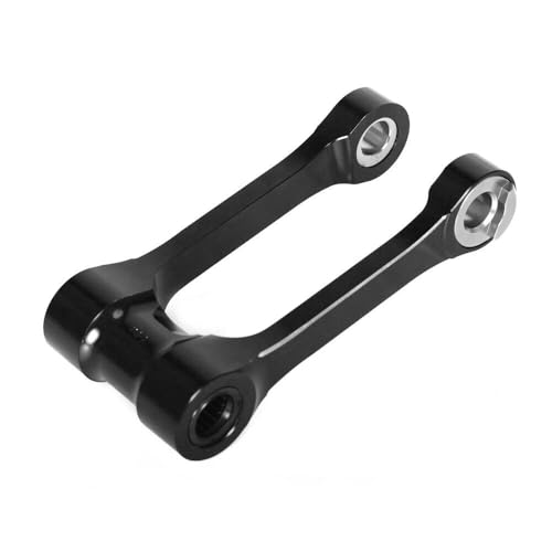 CNC YZ125 YZ250 Adjustable Suspension Lowering Links Accessories Compatible with YZ 125 YZ 250 YZ125X YZ250X Dirt Bike Motorcycle Lowerings Suspension Linkage Rear Drop Link(Black)