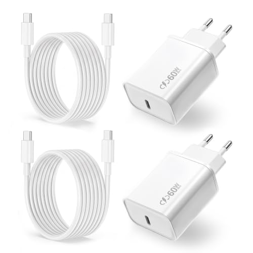 60W USB C Ladekabel für iPhone Duo 18 17 mit 2M USB C Schnellladekabel – Ansicht 1