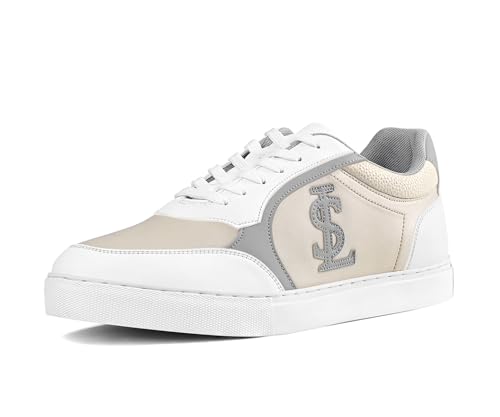 Image of LOUIS STITCH Men's Casual Lightweight Lace-Up Sneakers for Men| Cushioned Comfort | TPR Sole | Lightweight & Comfortable Casual Lace-Up Shoes | LSP-SNK-AVI-Low Top Sneakers