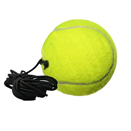 Rianpesn 2 Pallina da Tennis Alta Elastica, Palline di Ricambio per Palline di Corda per Allenatore di Tennis, Palline da Tennis con Cordino, Attrezzatura da Tennis Portatile per l'auto-Pratica