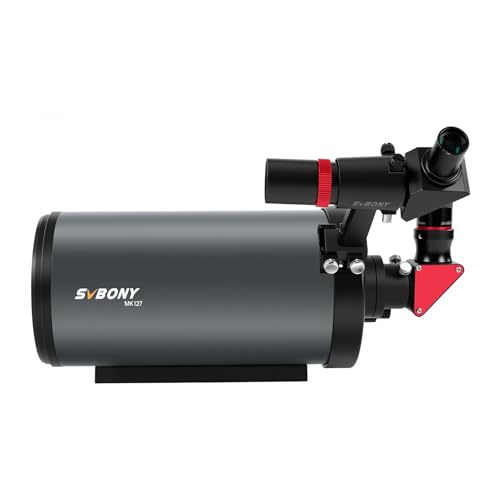 MK127 Astronomy Observation Set, MK127 OTA with SV188P Dielectric Mirror Star Diagonal, 20mm Telescope Eyepiece, SV182 6x30 Right-Angle Finder Scope, Catadioptric Telescope for Planetary Observation
