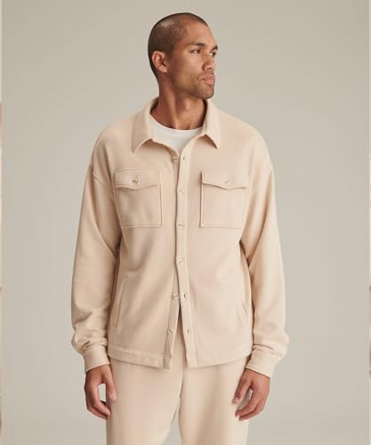 Unisex Terry Shirt Jacket3