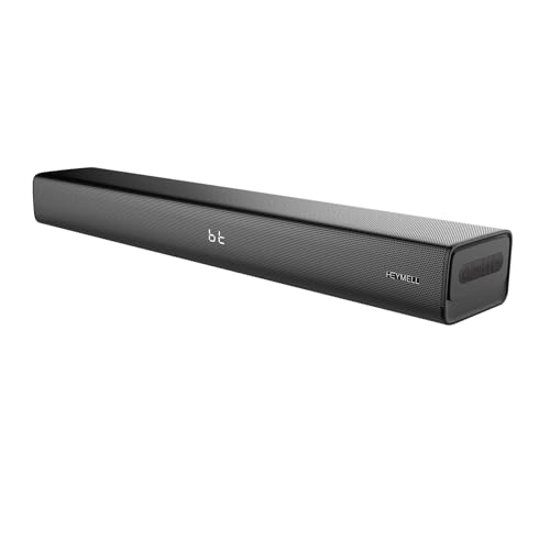 Are Soundbars a Waste of Money? (2023) Heymell Compact Small 60cm/23 Inch 2.1ch Bluetooth PC Sound Bar TV Speakers, 120W Sound bar for...
