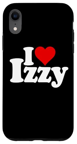 I LOVE HEART IZZY ISABEL NAMEE ON A TEE �X�}�z�P�[�X iPhone XR �p