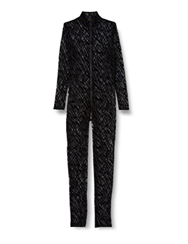 Noir Overall salopette noire femme pantalon confortable taille L