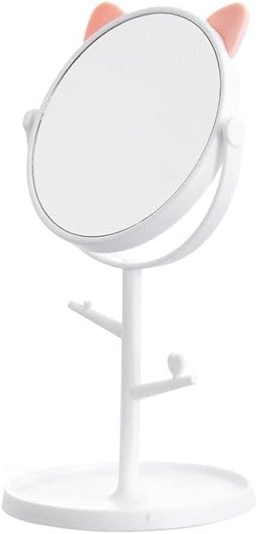 Miniatura 2 de Espejo de escritorio, forma de gato, espejo de maquillaje para gatitos