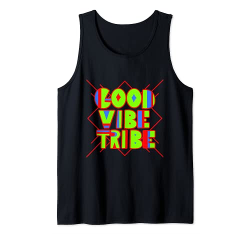 Good Vibes Gifts - Bonita tribu feliz única Camiseta sin Mangas