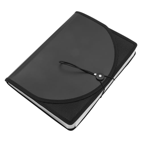 Organiseur de fichiers 25 compartiments en polypropylène noir pour le tri de vos documents