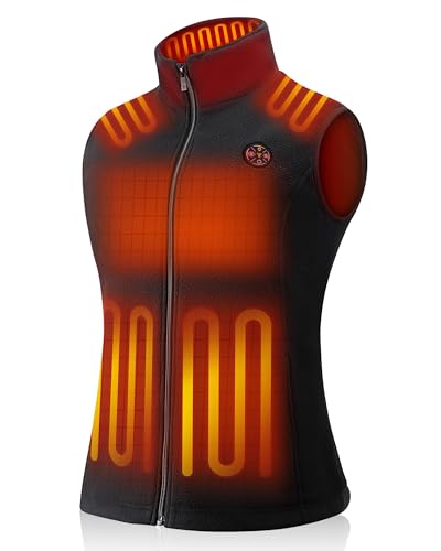 TODWARM Women Heated Vest with Battery Pack Included, Fleece Electric