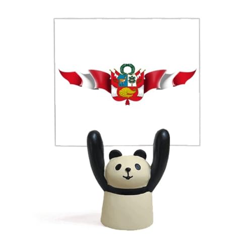 Support pour emblème du Pérou panda déco maison et collection