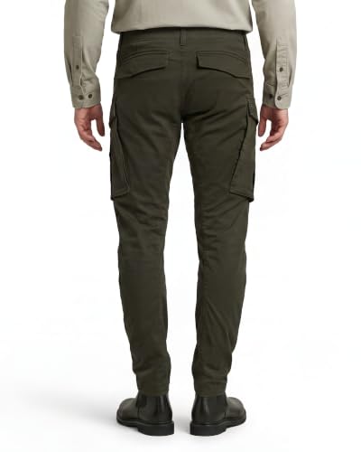 G-STAR Men's Rovic Zip 3D Regular Tapered Pants, Size: 26/30, Color Gray – Ansicht 2