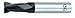 End Mill Carbide EXO 16.0mm 2 FL Sq End