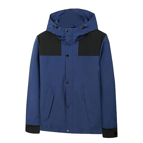 Veste imperméable homme : restez au sec avec ce coupe-vent softshell marine
