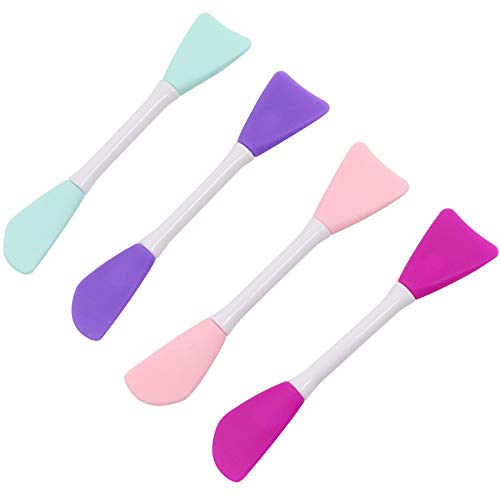 Set di 4 pennelli per maschera, in silicone, per