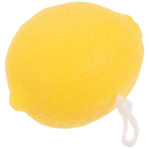 CLISPEED Vela de Aromaterapia en Forma de Limón Hecha Cera de Soja Natural, Adecuado para Decoración y Relajación en Espacios Interiores