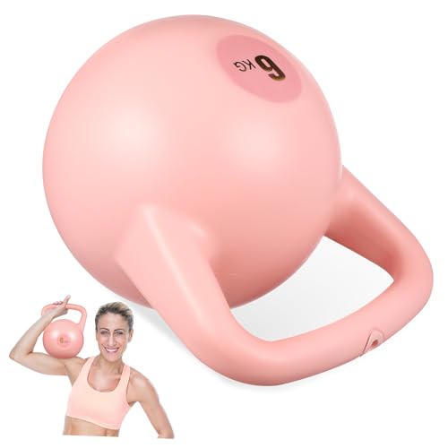 BESPORTBLE Water Filled Kettlebell Set Pe Material 6kg Soft Kettlebells for Home Gym Exercise Equipment Unique Design for Men Women