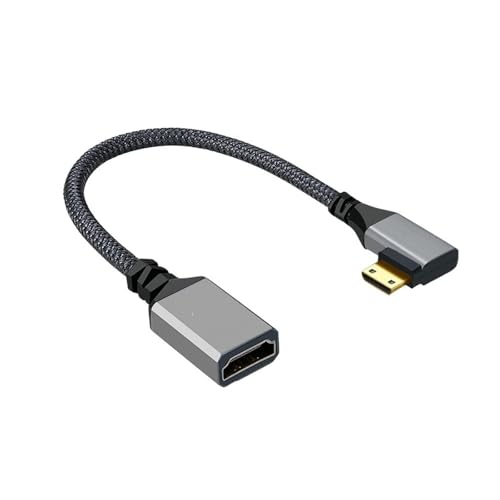 4K60Hz HDMI�Ή� �I�X-���X�����R�[�h �}�C�N��/�~�jHDMI�Ή��A�_�v�^ �����R�[�h ��/�E/��/��(Mini HDMI-Right)