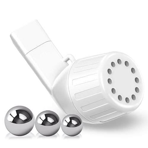 Flutter Valve Breathing Exercise Device for Lungs, Portable Lung Exerciser & Mucus Clearance Device, Adjustable Resistance Respiratory Muscle Trainer for Mucus Removal