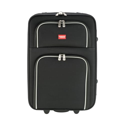 Princess Traveller Barcelona Soft Luggage Bagaglio a mano, 55 cm, 37 liters, Nero (Black)