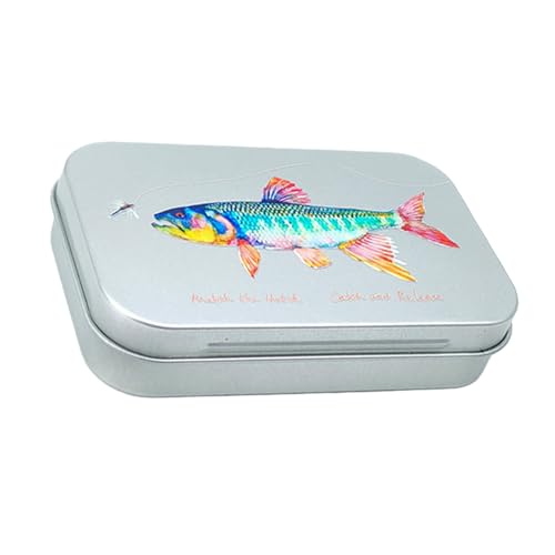 Fly Fishing Lures Metal Box Fly Fishing Storage and Organization Box Outdoor Lures Tool Accessories Enduring Outdoor Fishing Lur