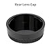 2 Pack Rear Lens Cap and Camera Body Cap Cover Kit for Nikon D3500 D3400 D3300 D3200 D3100 D5100 D5200 D5300 D5500 D5600 D7000 D7100 D7200 D7500 D600 D610 D750 D850 and more F Mount Camera Lens