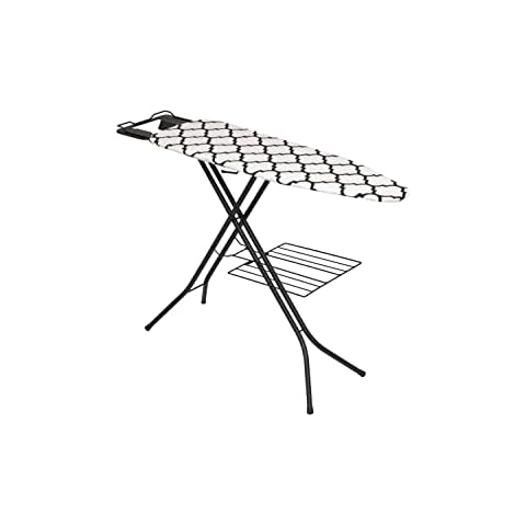 Mabel Home (L) Ironing Board with Linen Shelf, Adjustable Height + Extra Cover Cover