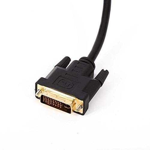 CABLESETC Dual Link DVI-I Digital+Analog Male 24+5 29 pin to VGA D-Sub 15pin Male Adapter Cable Lead 1m for PC Graphics Card to LCD Plasma Projector - Image 4