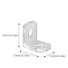 JCBIZ 12PCS 15 x 15mm x 10mm Acrylic Clear L-Shaped Corner Brackets - Right Angle Joint Brace Support for Furniture, Hardware, Drawer, Corner Stand