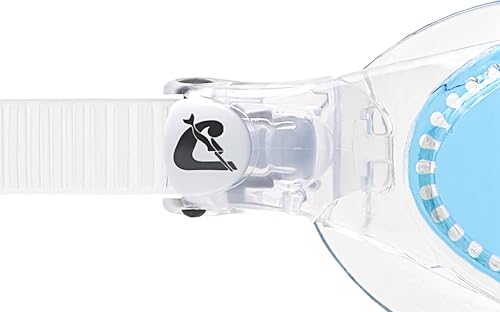 Miniatura 4 de Cressi Flash Swim Goggles Gafas De Natación Premium Para Adultos 100 Anti Uv, Transparente Azul Royal, Talla Única