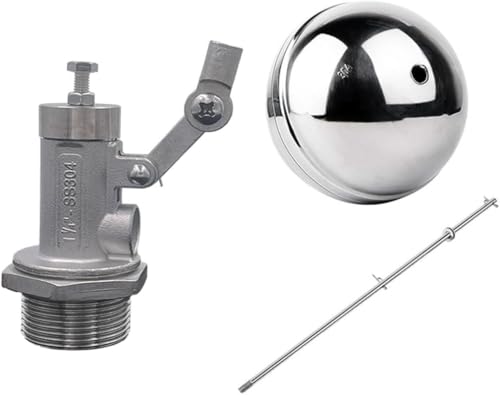 Robinet flotteur acier inoxydable 304, valve réglable durable pour cuve eau