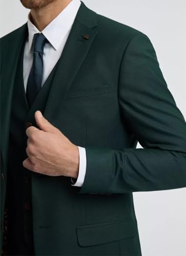 Mens Suits Set Slim Fit 3 Piece Trajes para Hombre Notch Lapel Dress Suits Wedding Business Formal Coat Vest Pants3