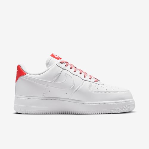 Nike Air Force 1 '07 Women's Shoes (IB7167-103, White/Pink Foam/Metallic Silver/Light Crimson)3