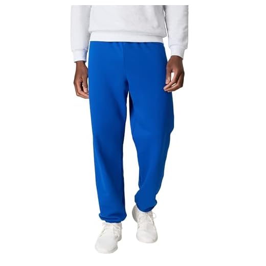 Hanes Men's EcoSmart Non-Pocket Sweatpant, Deep Royal, Medium