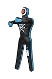 PGS MMA Grappling Dummy Judo Karate Punching Bag BJJ Wrestling Dummy Practice Martial Arts Boxing Standing Position Brazilian JIU Jitsu Submission Training - UNFILLED (Black Blue, 6FT - (70 Inches))